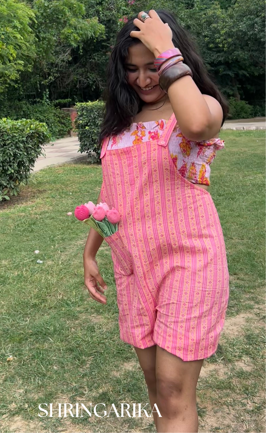 Pink Dungri Co-ord