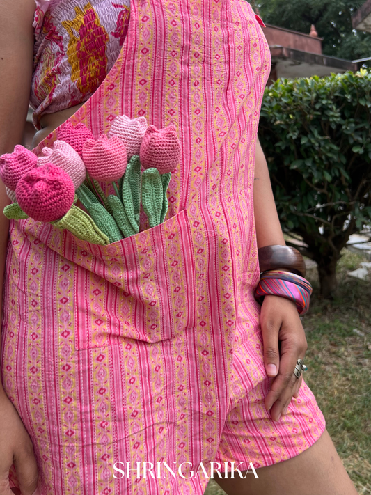 Pink Dungri Co-ord
