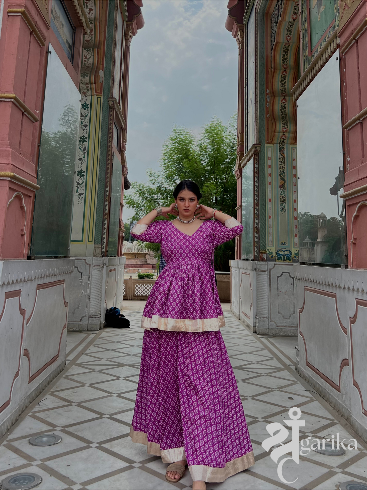 Angrakha- style Kurta