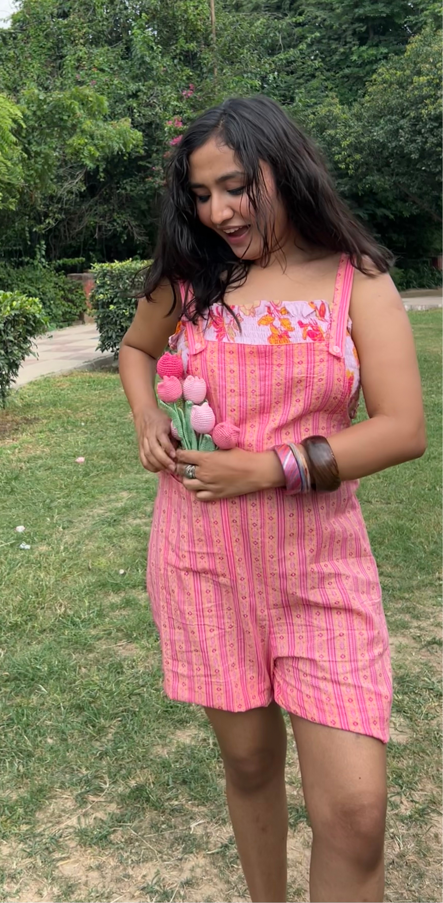Pink Dungri Co-ord