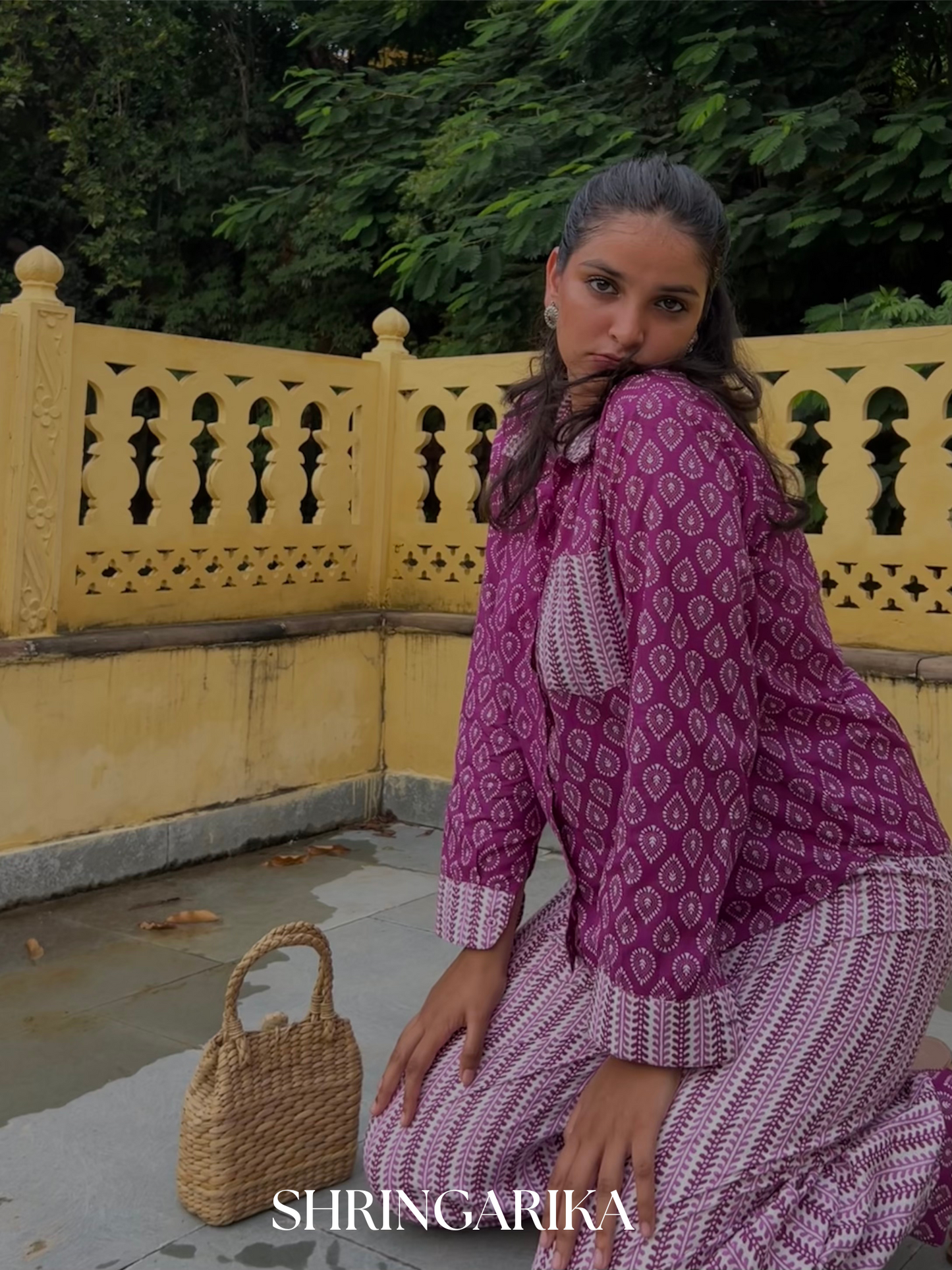 Boho Mauve shirt
