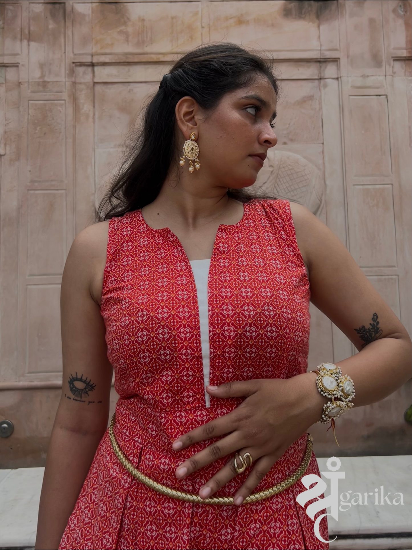 Red Aura Jumpsuit