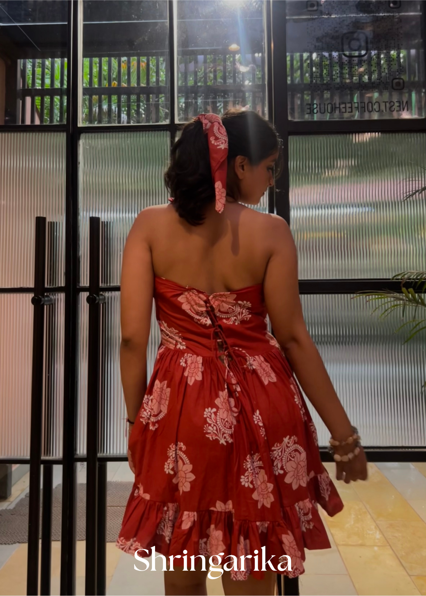 Rust Red tube dress (Short)