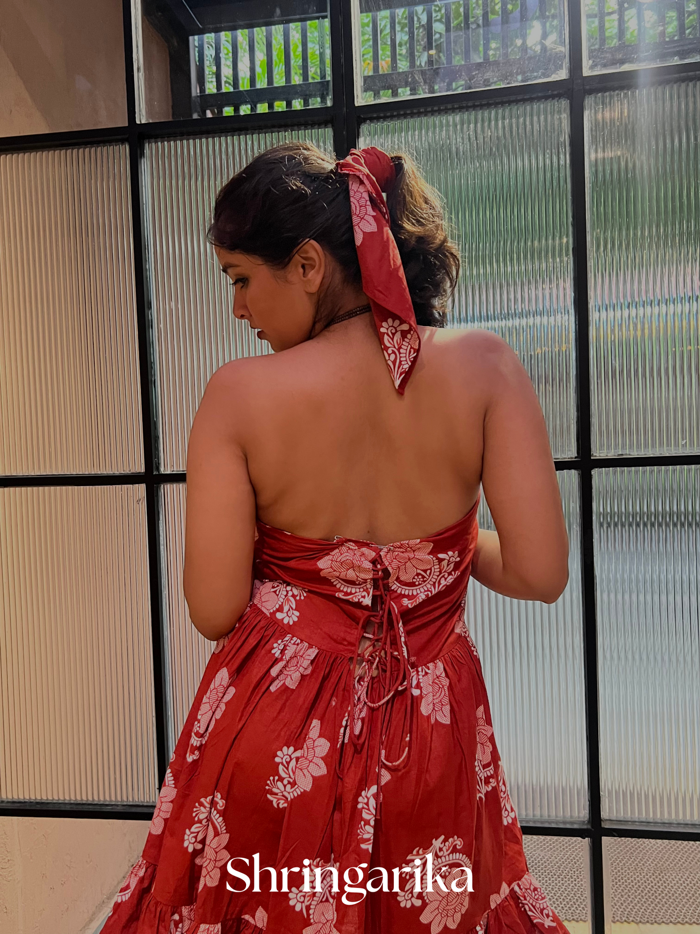 Rust Red tube dress (Short)